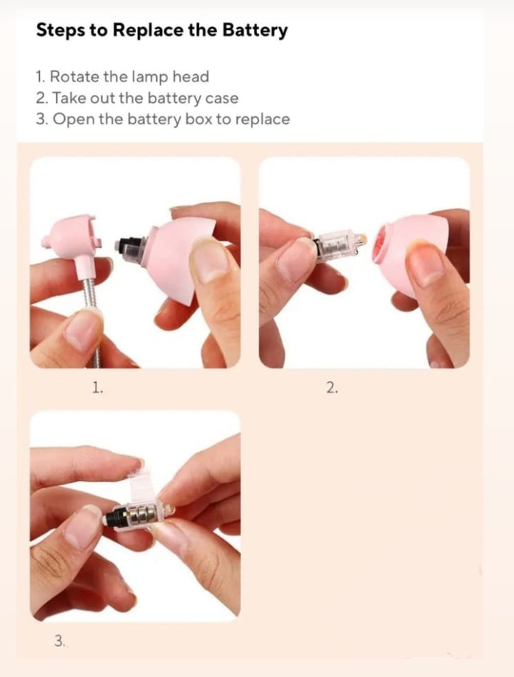 Mini Portable Reading Book Lamp